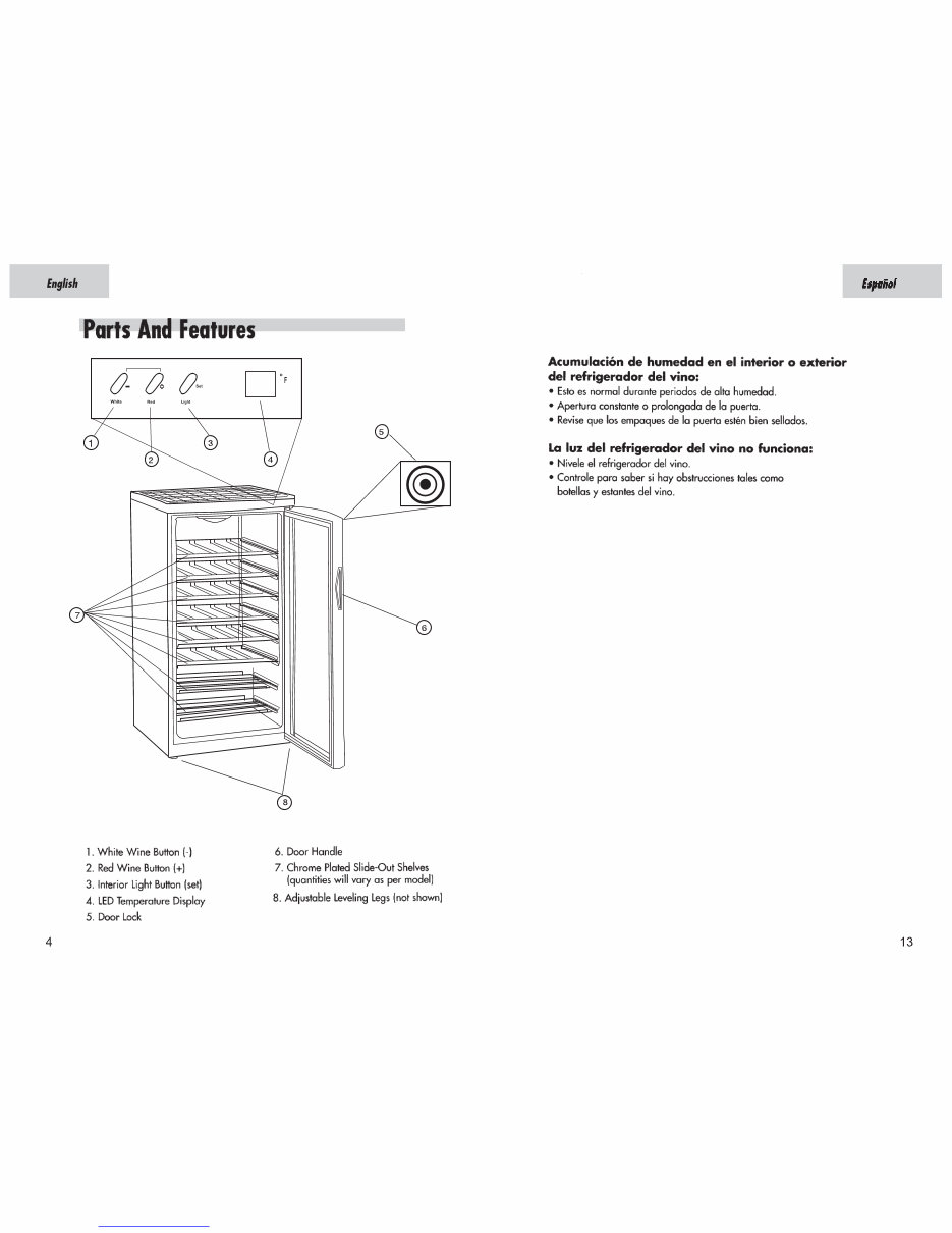 OWNER Manual Haier BC112G Wine Cooler Manuals Online