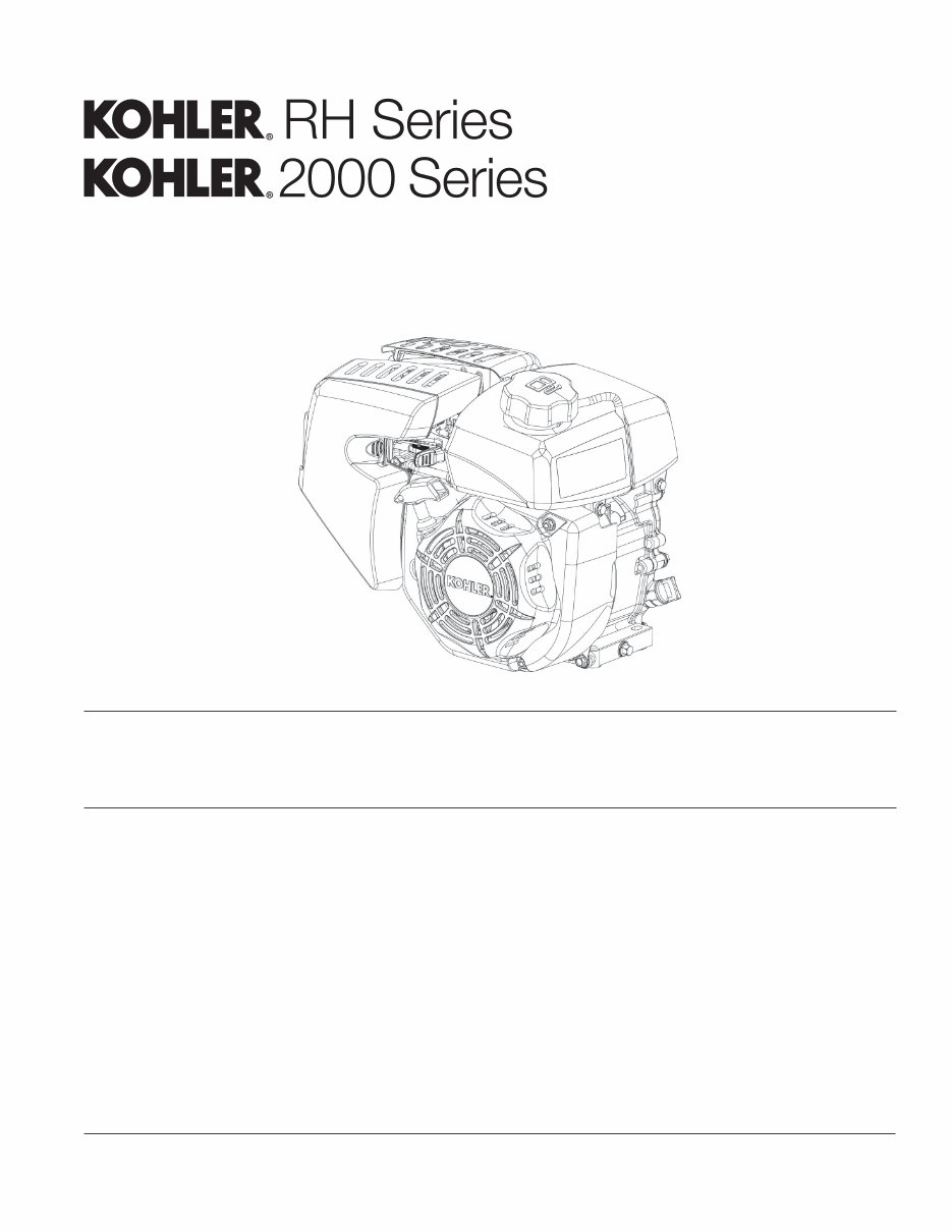 Kohler Rh265 Engine Full Service Repair Manual