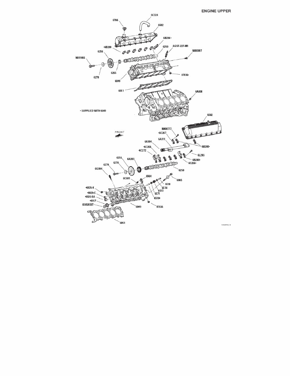 Ford 6.8L WSG1068 V10 Master Parts Catalog
