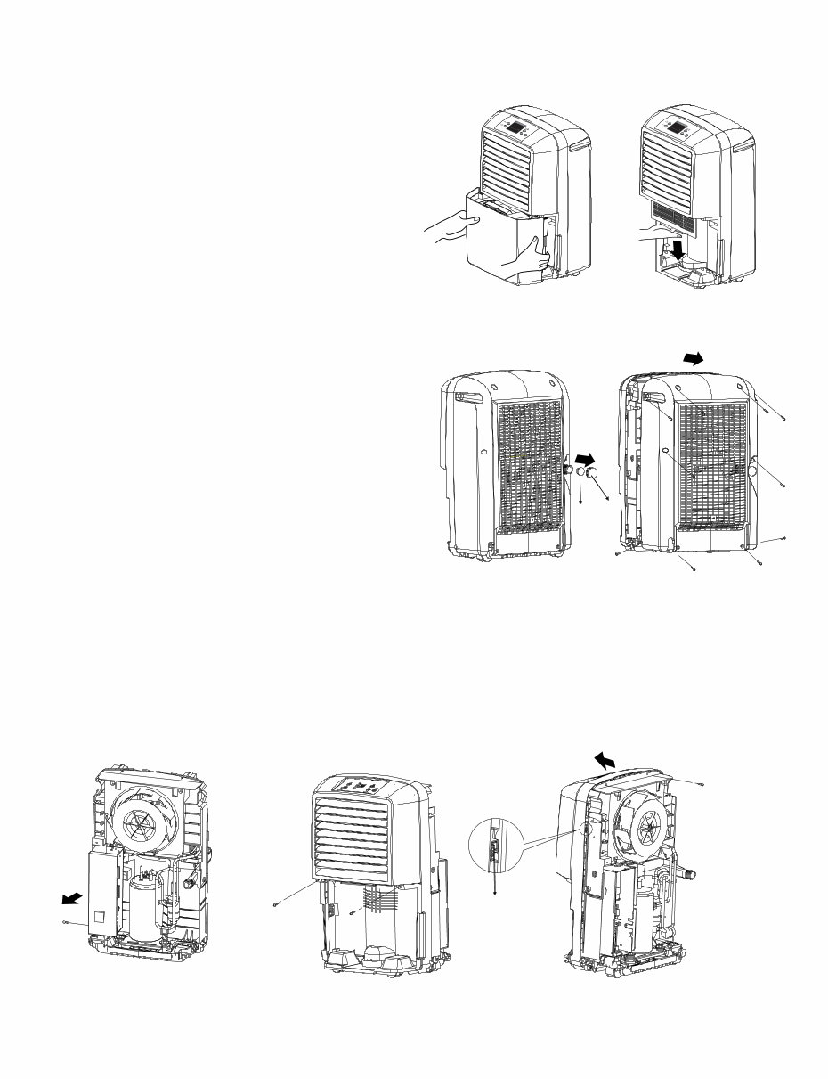 LG LD301EL Dehumidifier Service Manual