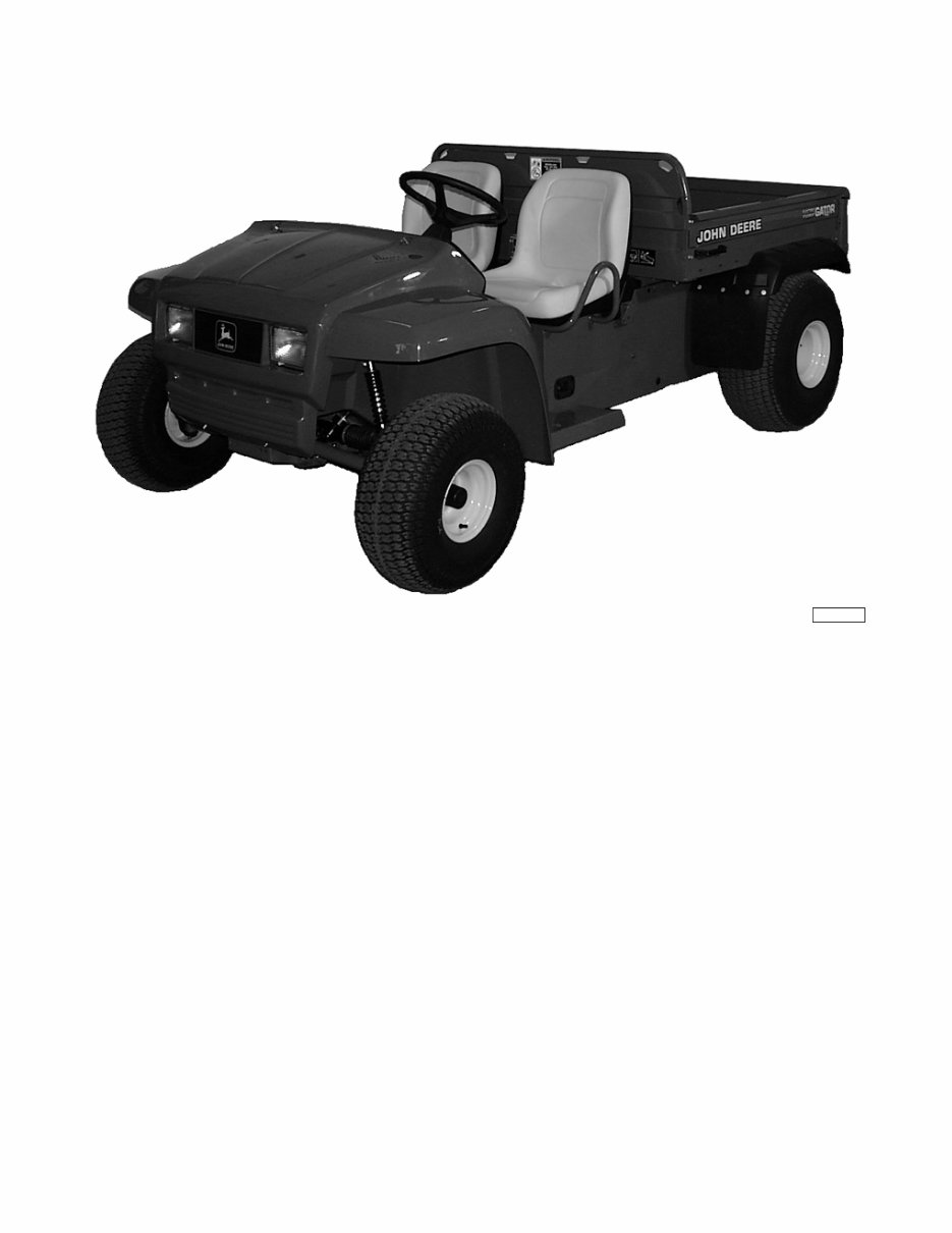John Deere E Gator Utility Vehicle Repair Manual Manuals Online