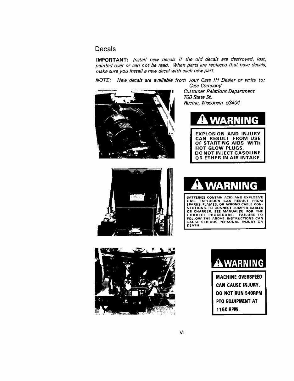 CASE IH 275 Tractor Operators Manual | Manuals Online