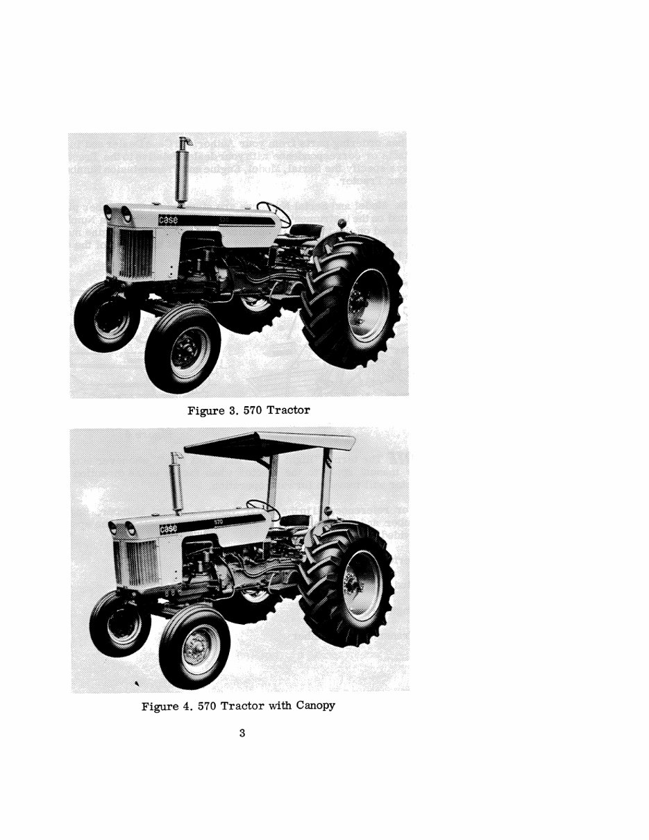 Case 470 & 570 Tractor Factory Operators Instruction Owner Manual ...