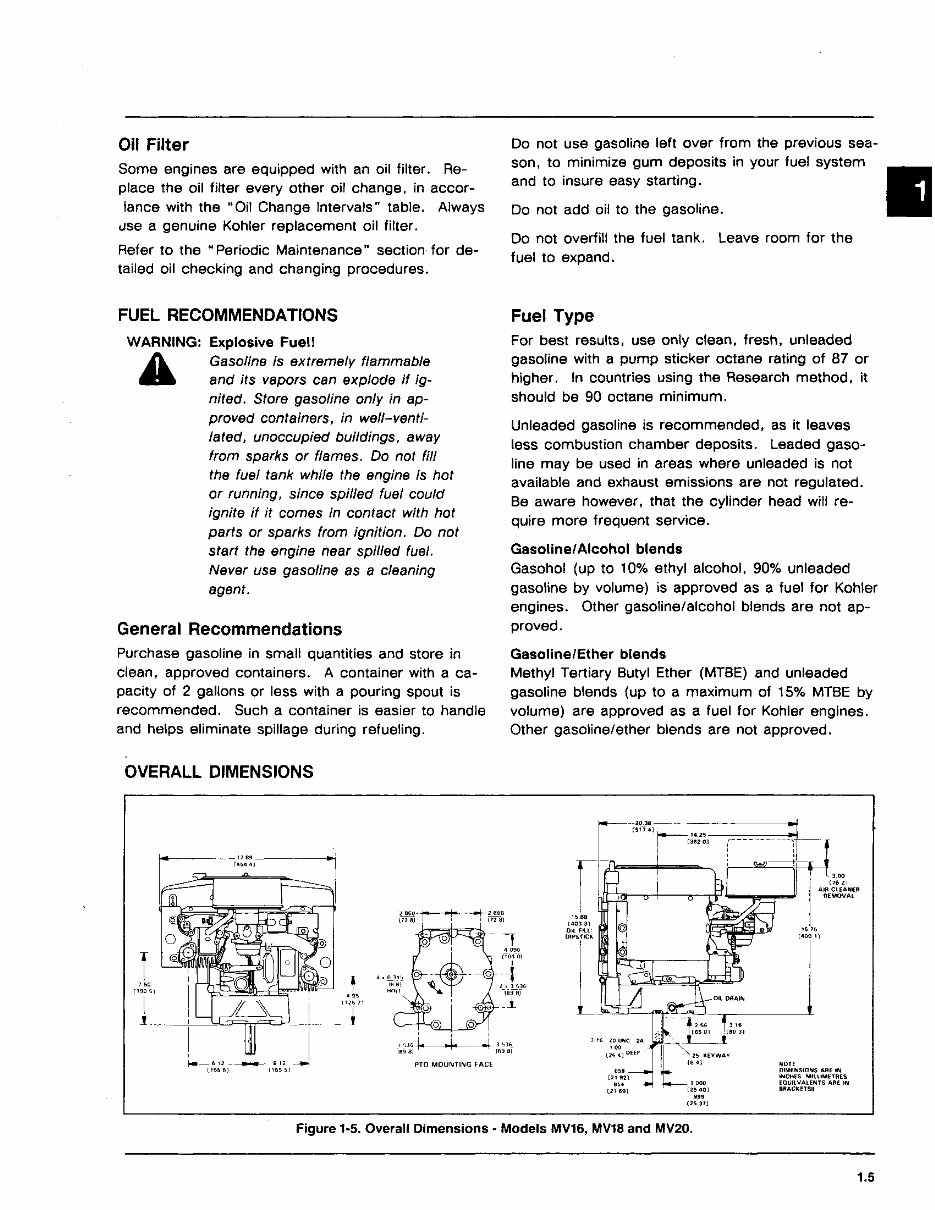 KOHLER MAGNUM MV16 MV18 MV20 Full Service & Repair Manual