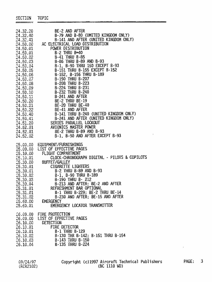 Beechcraft King Air B100 Electrical System Wiring Diagram Manual