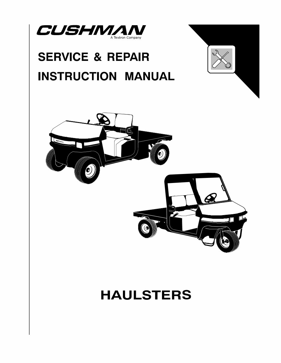Cushman Haulster Service Repair Manual V2 1