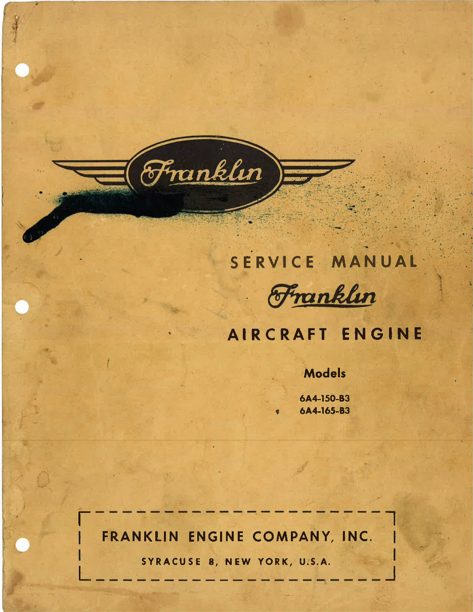 Franklin aircraft engine service manual Manuals Online