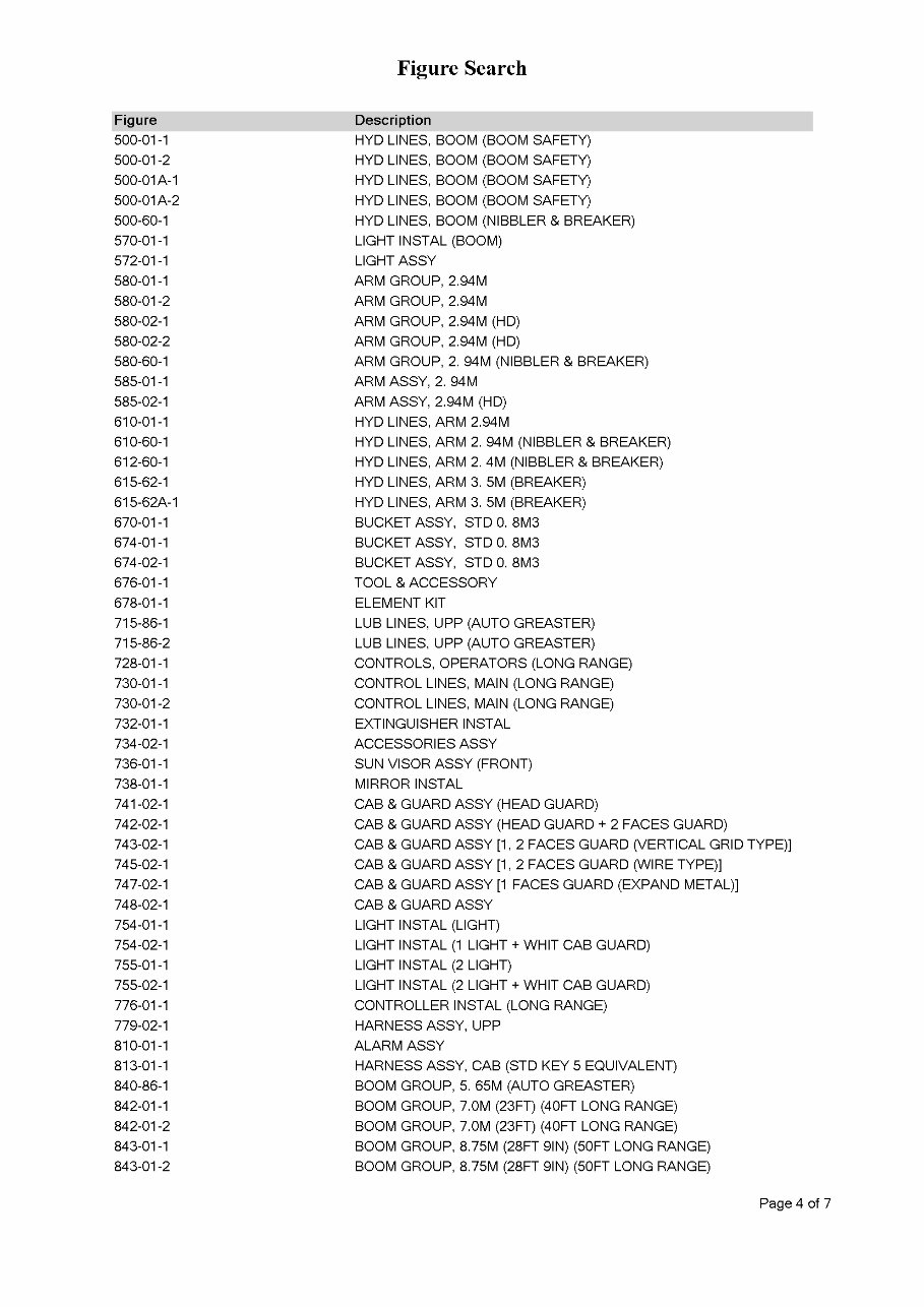 KOBELCO SK200-8 Excavator Parts Catalog Manual