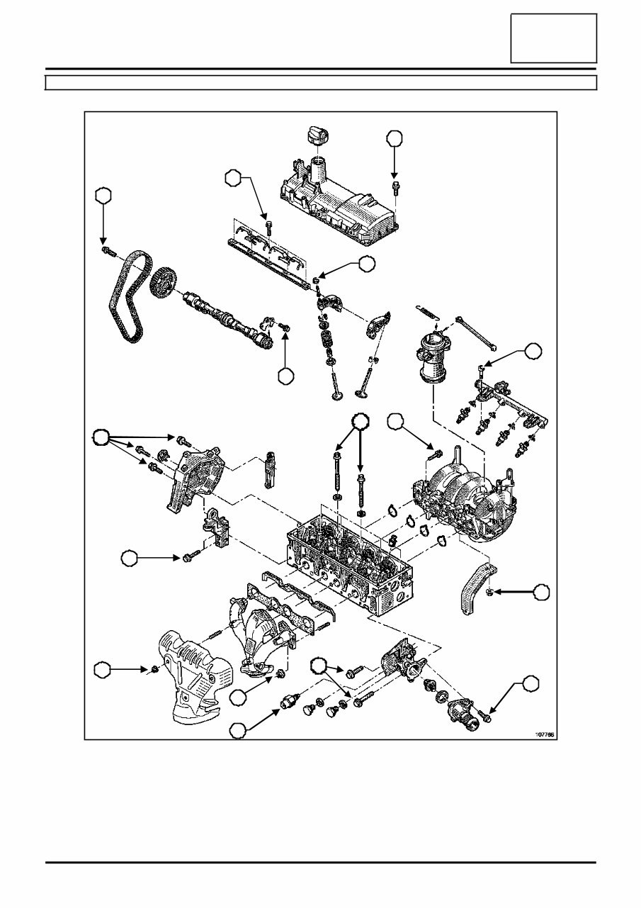 Renault K7J K7M KXX Engine Workshop Manual - SPANISH