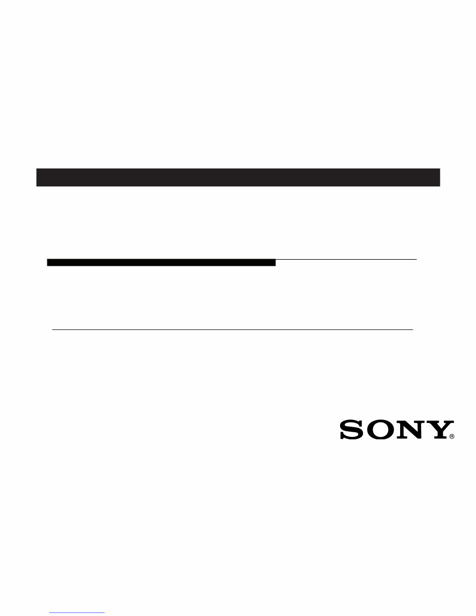 Sony KDL 32EX500,40EX500,40EX501,46EX500,46EX501 Service & Repair Manual