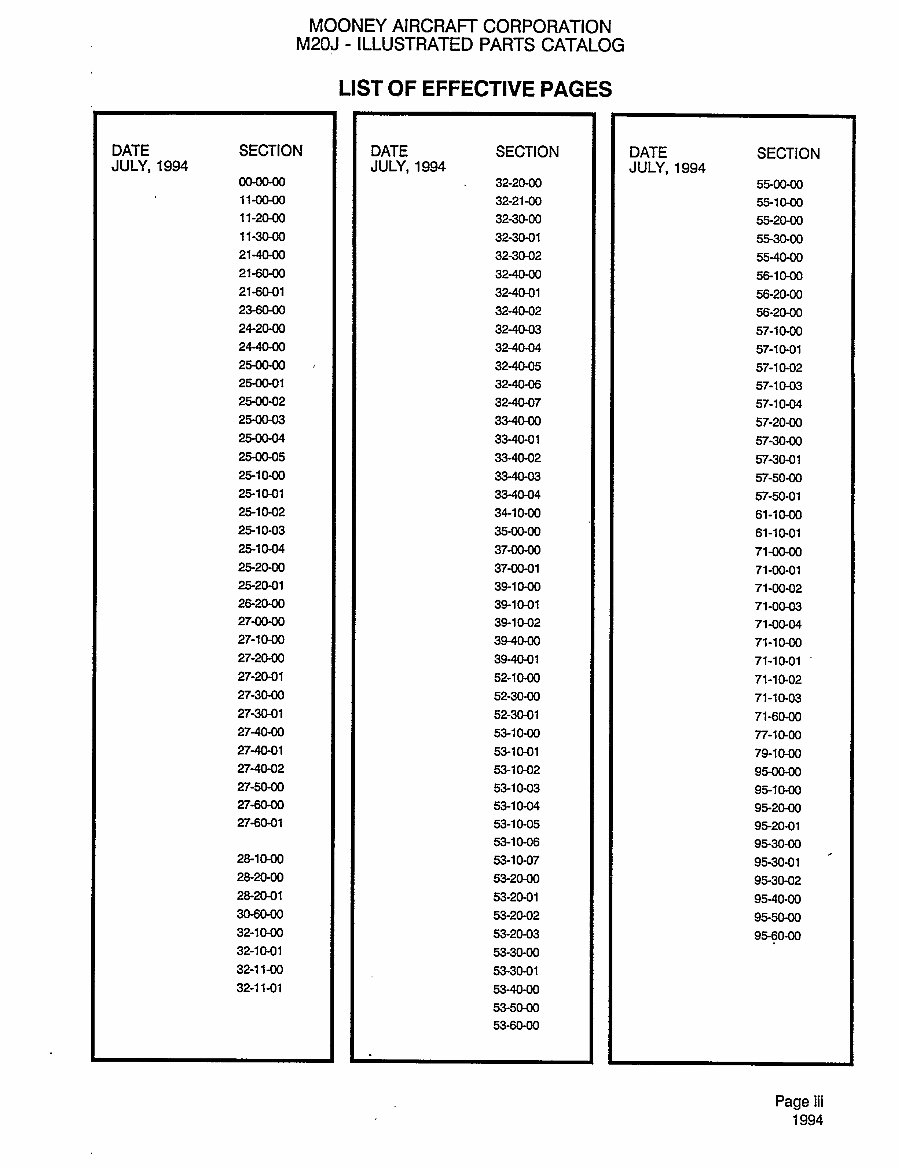 MOONEY M20J ILLUSTRATED Parts CATALOG Manuals Online