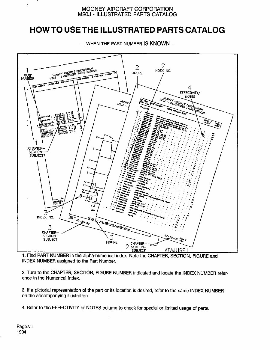 MOONEY M20J ILLUSTRATED Parts CATALOG Manuals Online