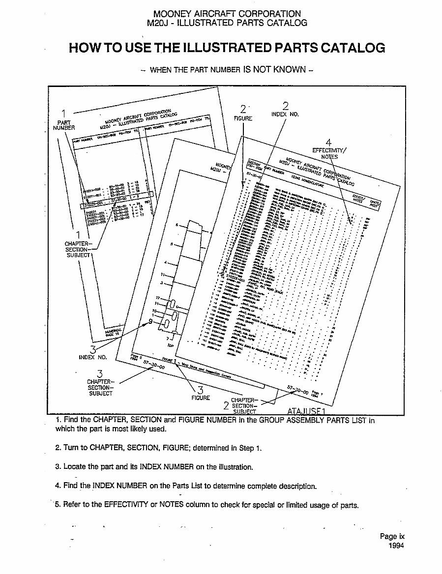 MOONEY M20J ILLUSTRATED Parts CATALOG Manuals Online