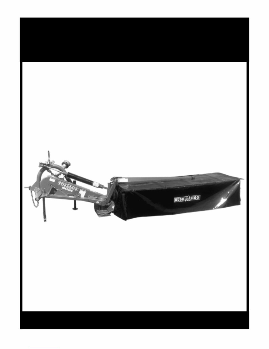 BUSH HOG HM2007 HM2008 Operation Maintenance Owners Manual