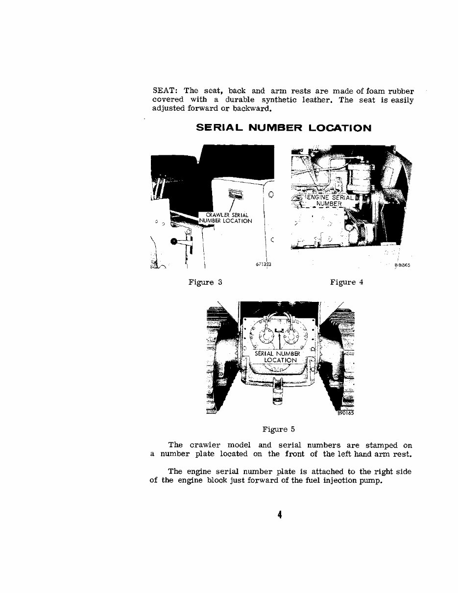 CASE 1150 Crawler Operators Manual (S/N 7109000 - 7109299)