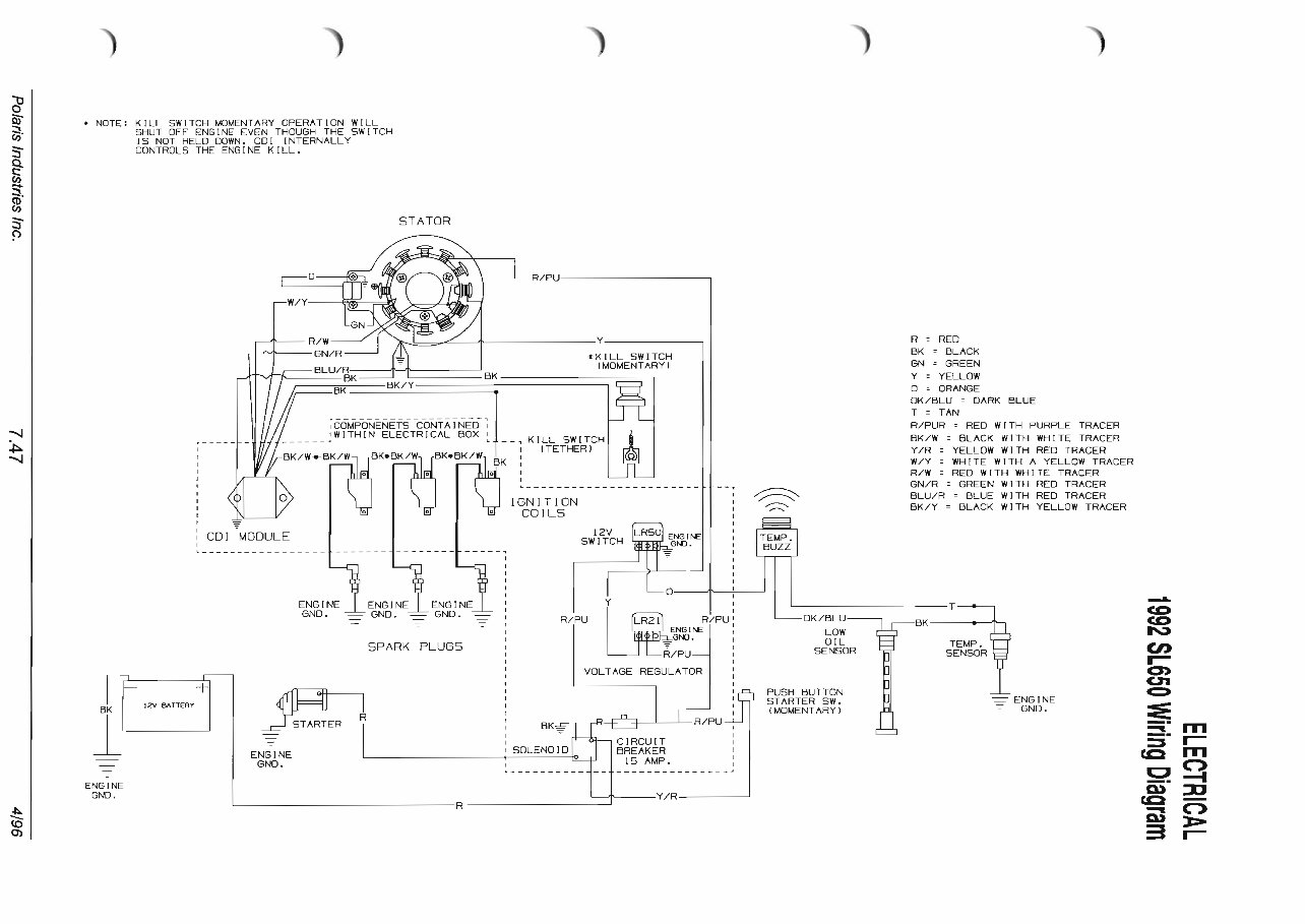 Polaris Watercraft 2Stroke 19922004 Wiring Diagrams