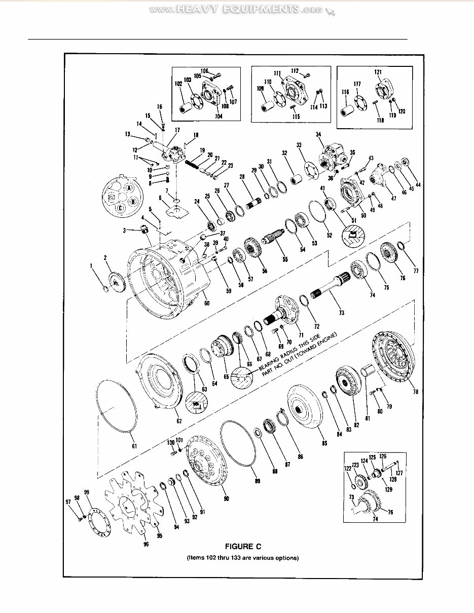 CLARK DANA C2000 TORQUE CONVERTER Workshop Shop Manual