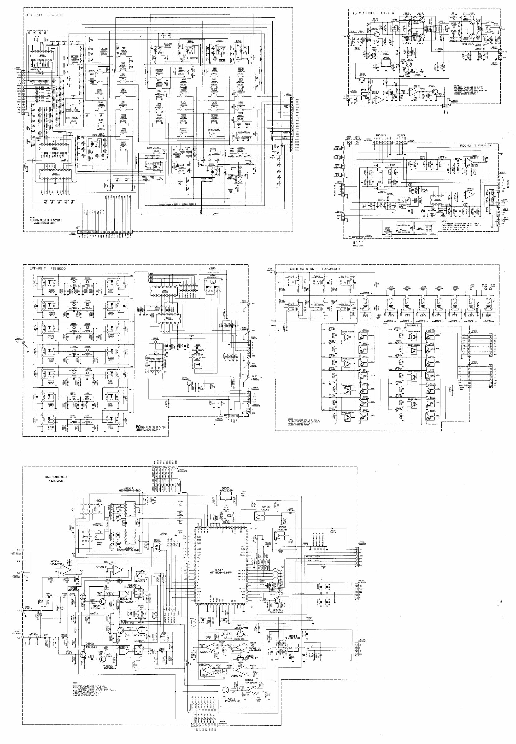 Yaesu Ft 1000 Transceiver Schematic Diagram Repair Manual