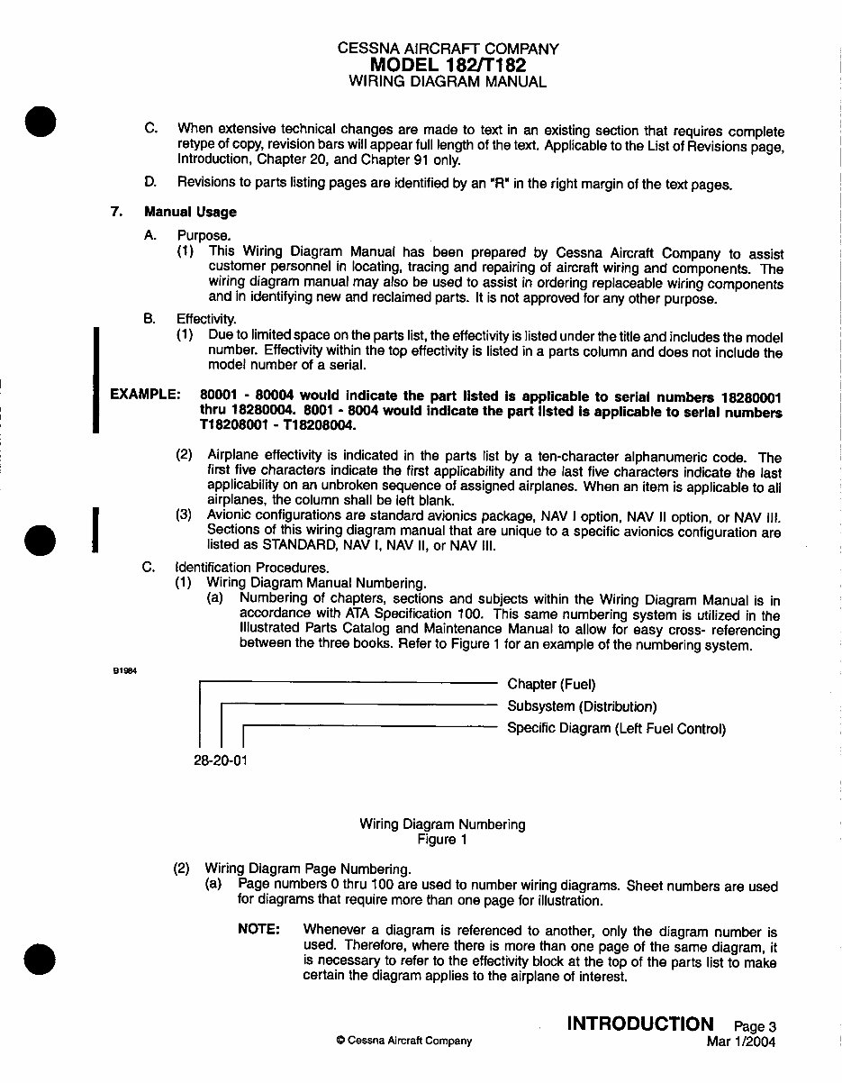 Cessna Wiring Diagram Manual Model 182S 182T 182swd