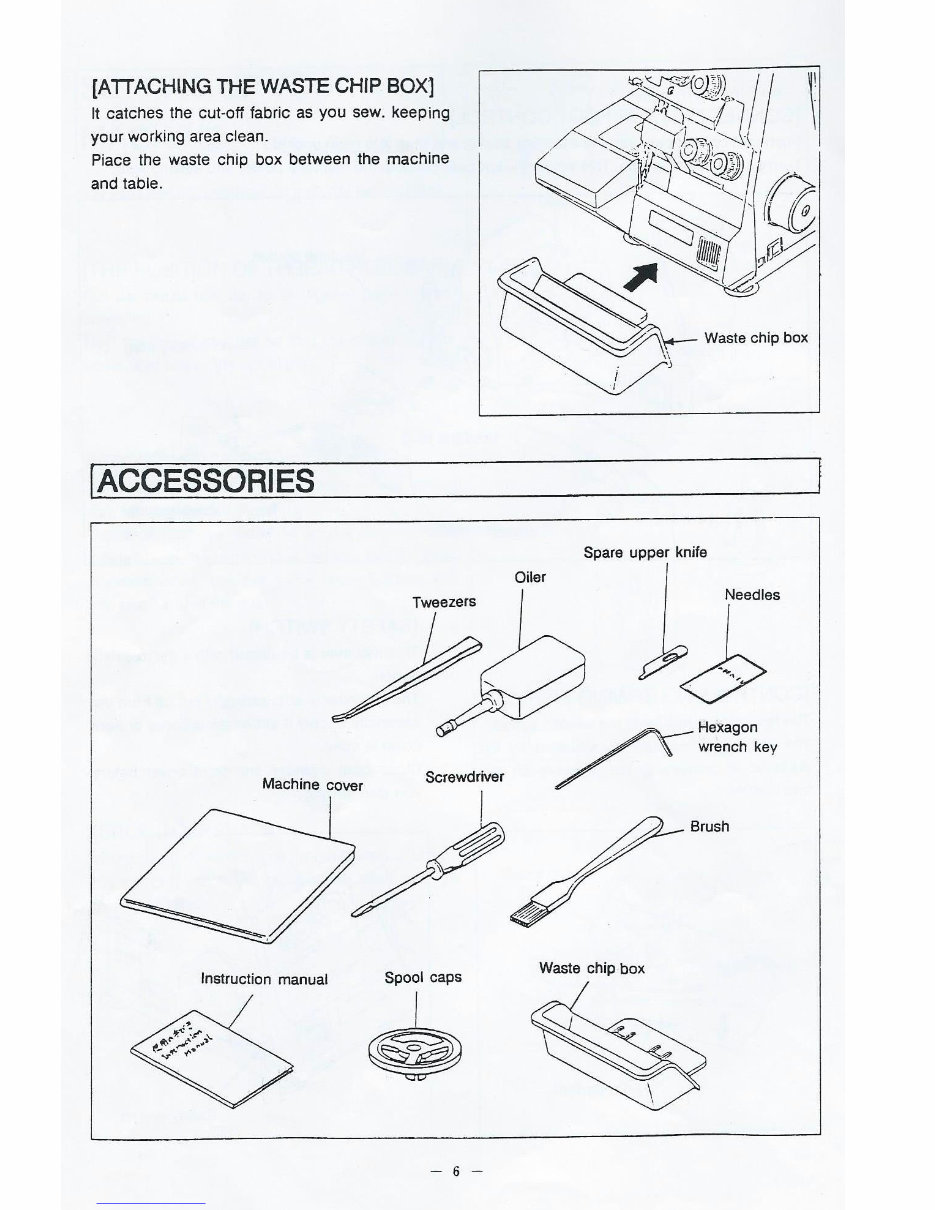 Empisal S4D overlocker sewing machine instruction manual