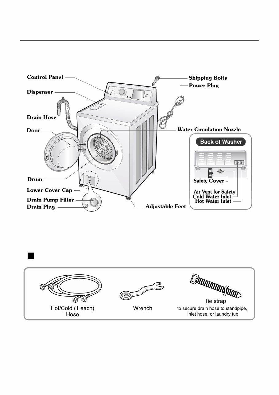 LG WM0642HW Service Manual and Repair Guide Manuals Online