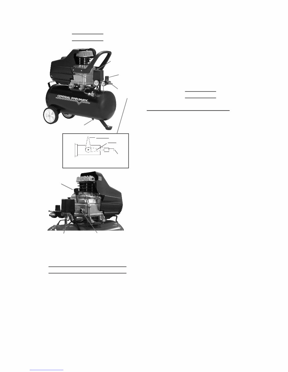 Central pneumatic air on sale compressor model 95386