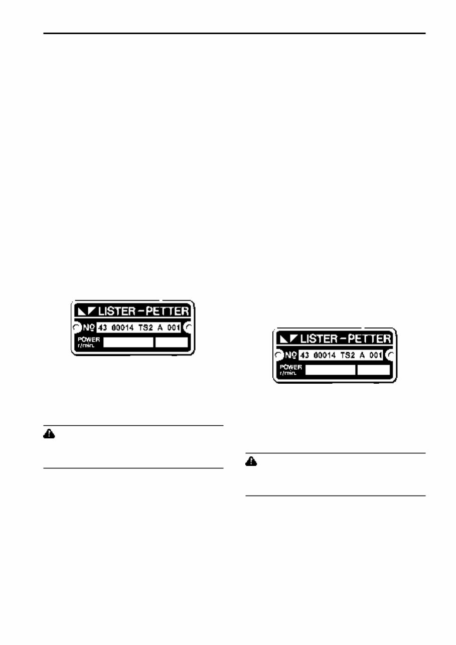 LISTER PETTER TS TR Parts Manual preview img 3