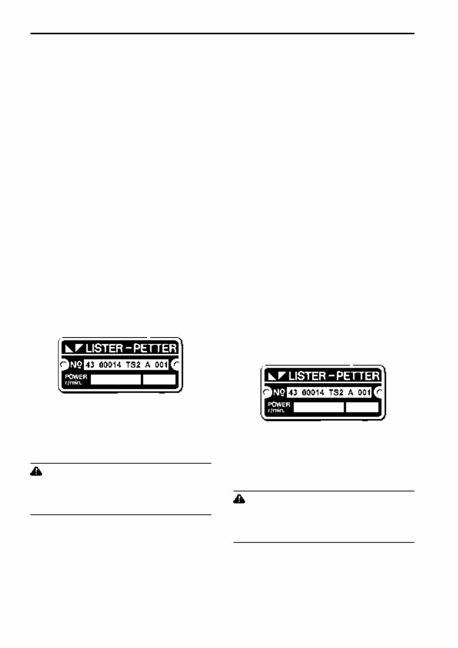 LISTER PETTER TS TR Parts Manual preview img 4