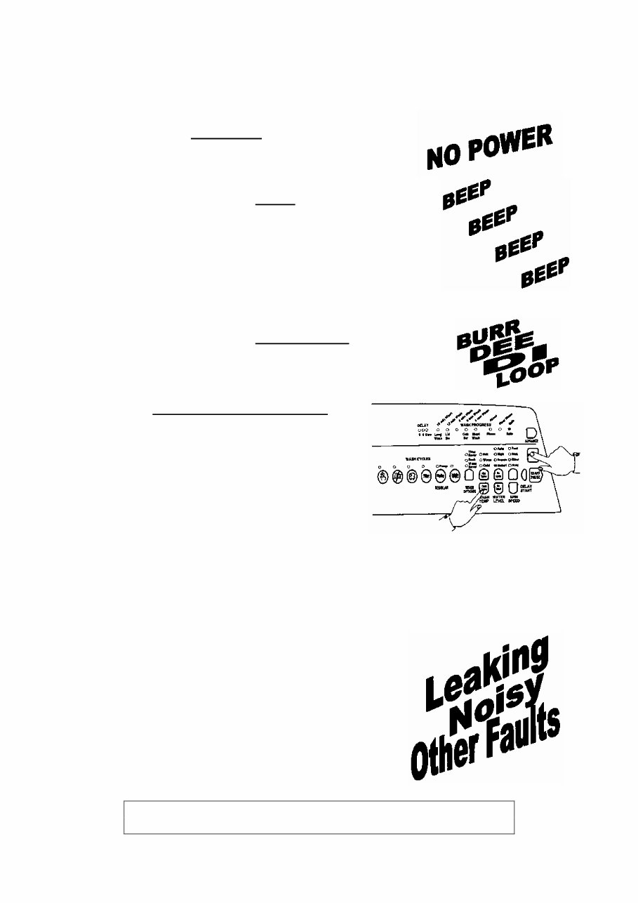 Fisher Paykel SMART DRIVEELECTRONIC WASHING MACHINEPHASE 1 to 5 230v Service Manual 517735 preview img 6