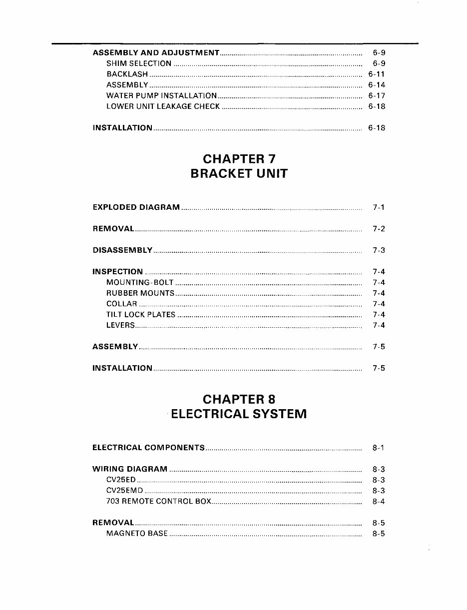 Yamaha 25HP Outboards (CV25ED/CV25EMD) OEM Service & Repair Manual preview img 10