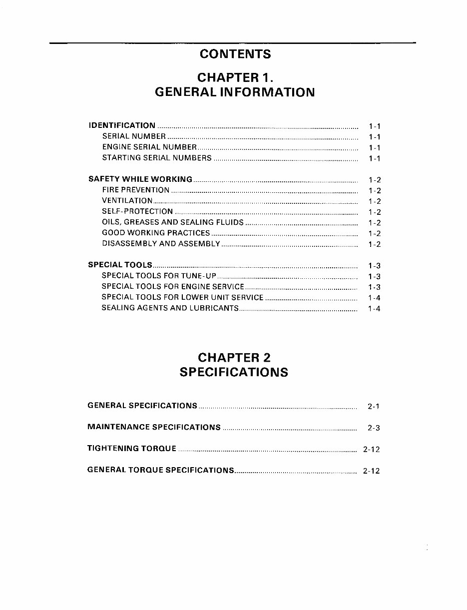 Yamaha 25HP Outboards (CV25ED/CV25EMD) OEM Service & Repair Manual preview img 6