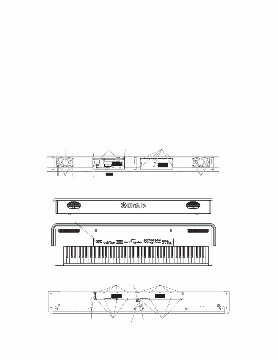 Yamaha P-120 + P-120S Electronic Piano Service Manual & Repair Guide preview img 8