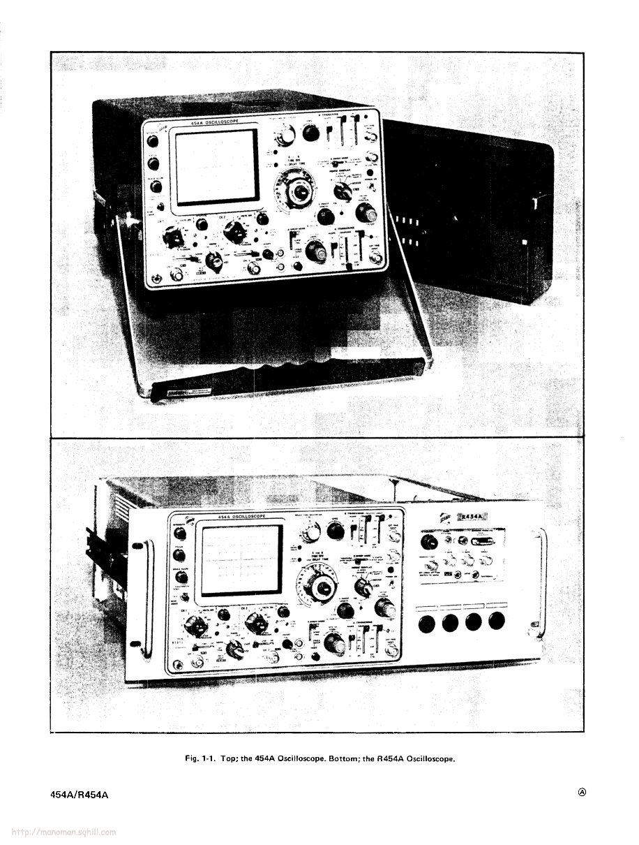 Tektronix 454A / R454A OSCILLOSCOPE Service Manual preview img 6