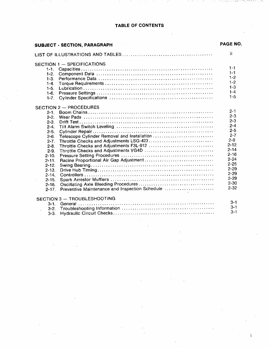 JLG Boom Lifts 50H Service Repair Workshop Manual (P/N:3120295) preview img 5