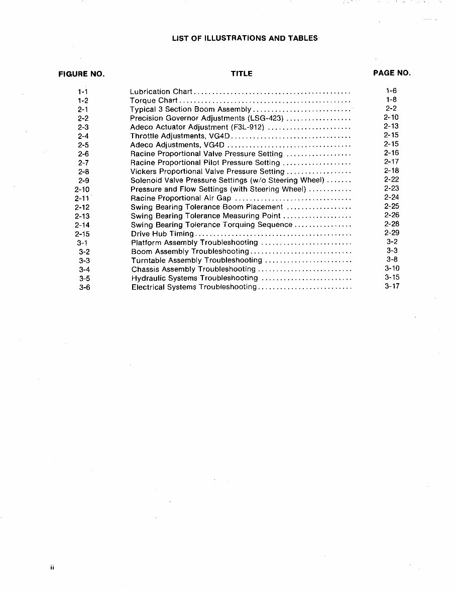 JLG Boom Lifts 50H Service Repair Workshop Manual (P/N:3120295) preview img 6