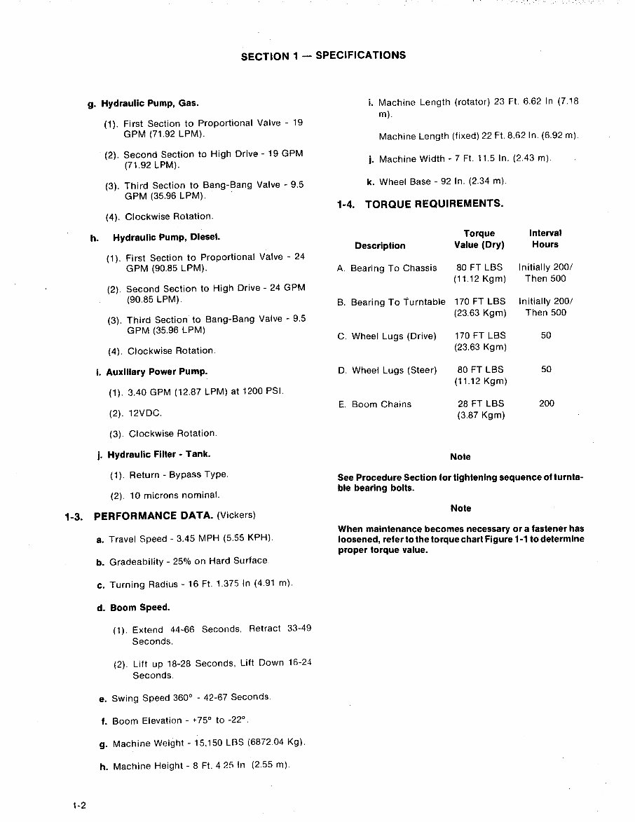 JLG Boom Lifts 50H Service Repair Workshop Manual (P/N:3120295) preview img 8