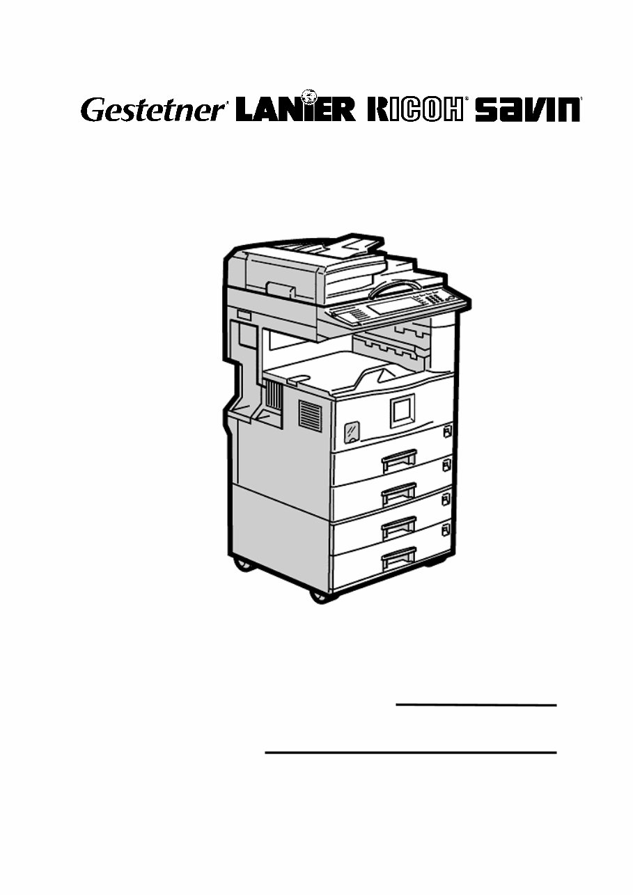 Ricoh Aficio 2022, 2027 Printers OEM Service & Repair Manual (+ Parts Catalog) preview img 1