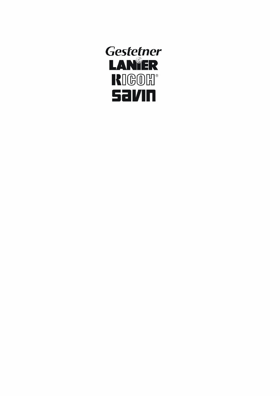 Ricoh Aficio 2022, 2027 Printers OEM Service & Repair Manual (+ Parts Catalog) preview img 3