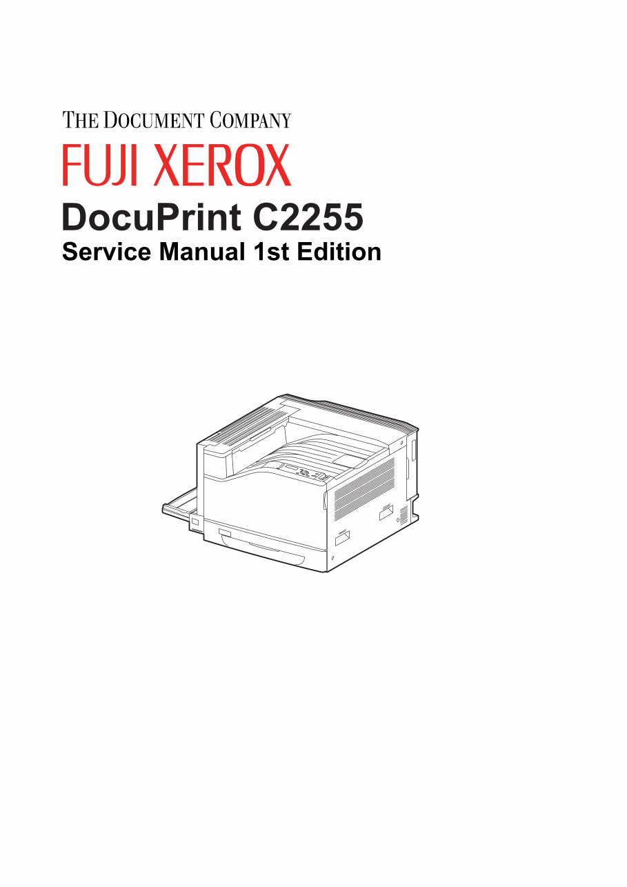 FUJI XEROX DocuPrint C2255 Color Laser Printer Service Repair Manual preview img 1