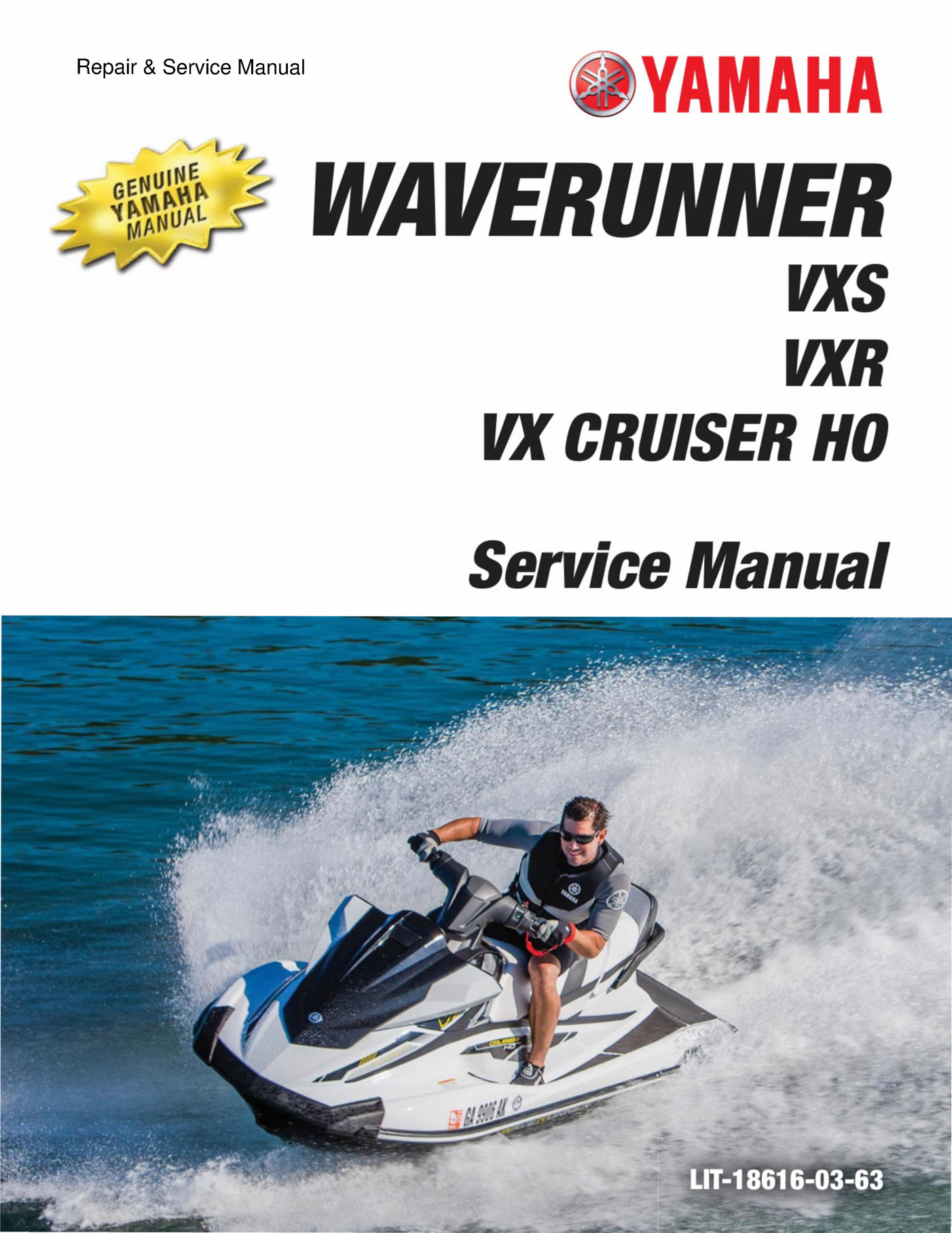 2019 Yamaha VXR Service & Repair Manual preview img 1