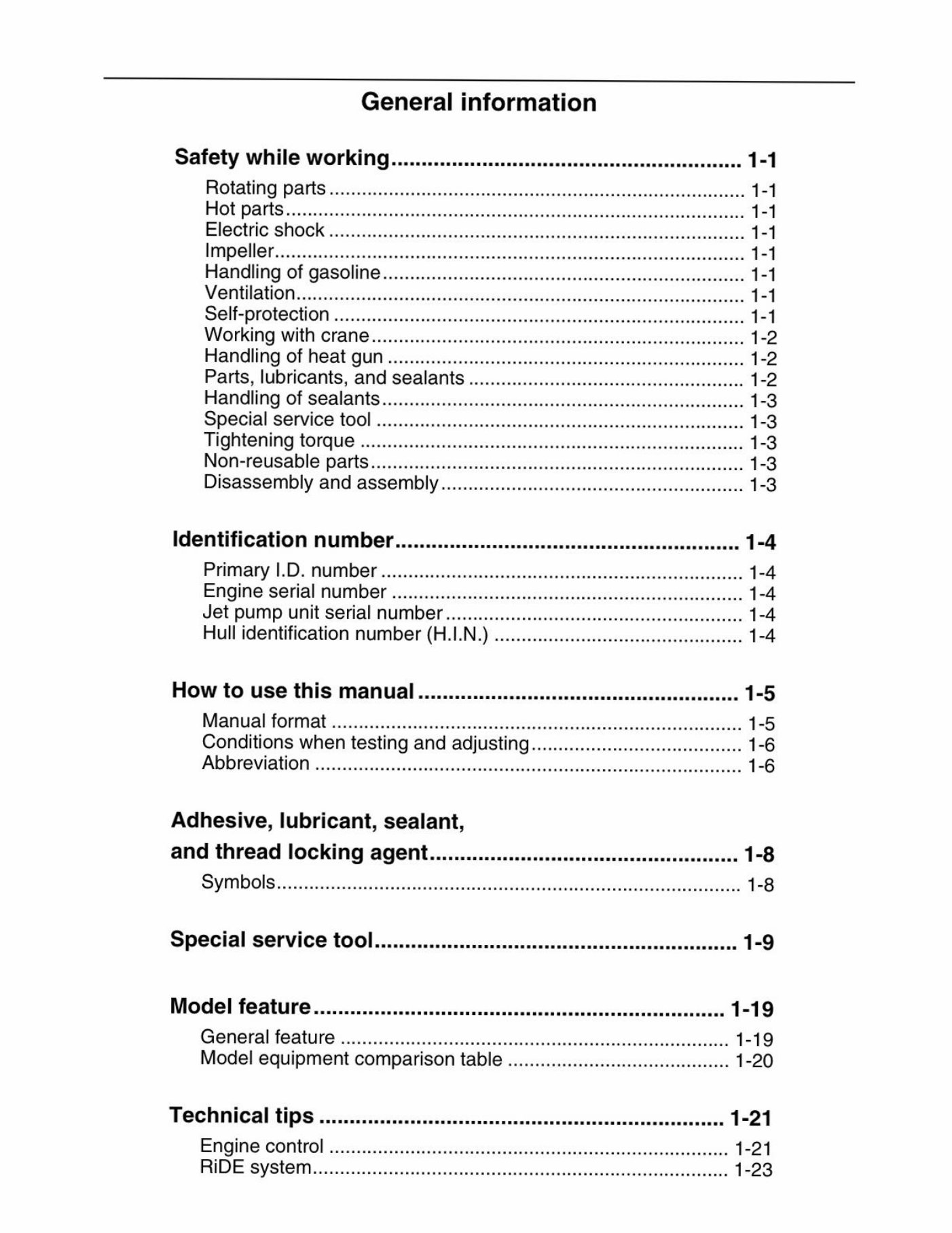 2019 Yamaha VXR Service & Repair Manual preview img 4