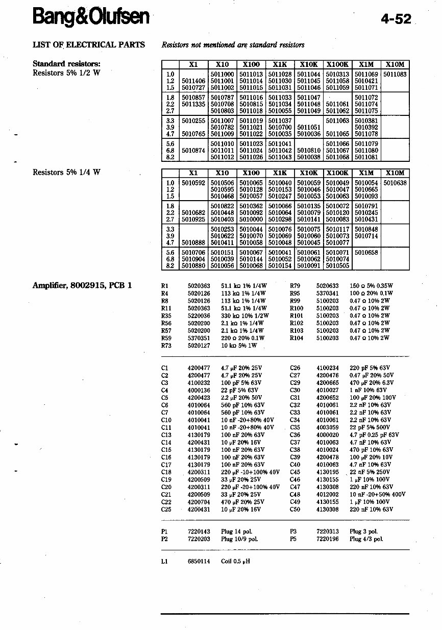 BANG and OLUFSEN BEOLAB Home OWNER Service Repair Manual preview img 8