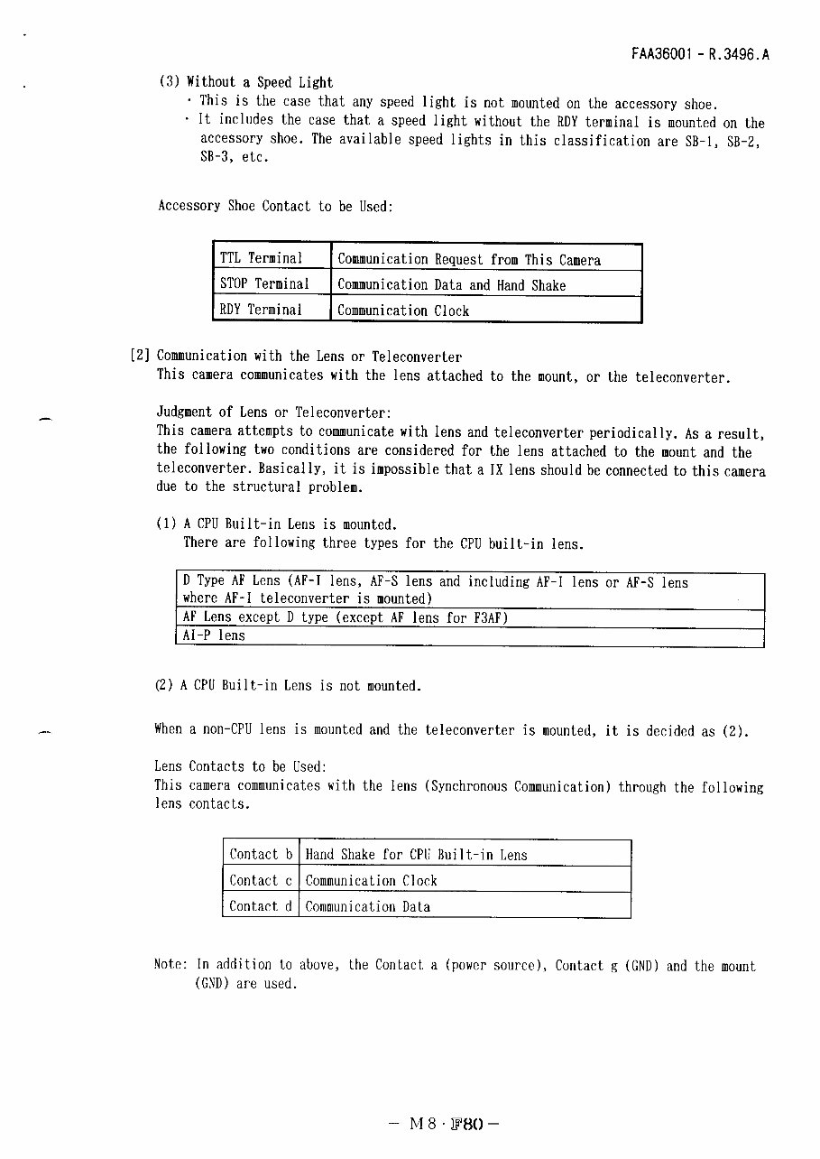 NIKON F80 N80 Service Repair Manual Manuals Online