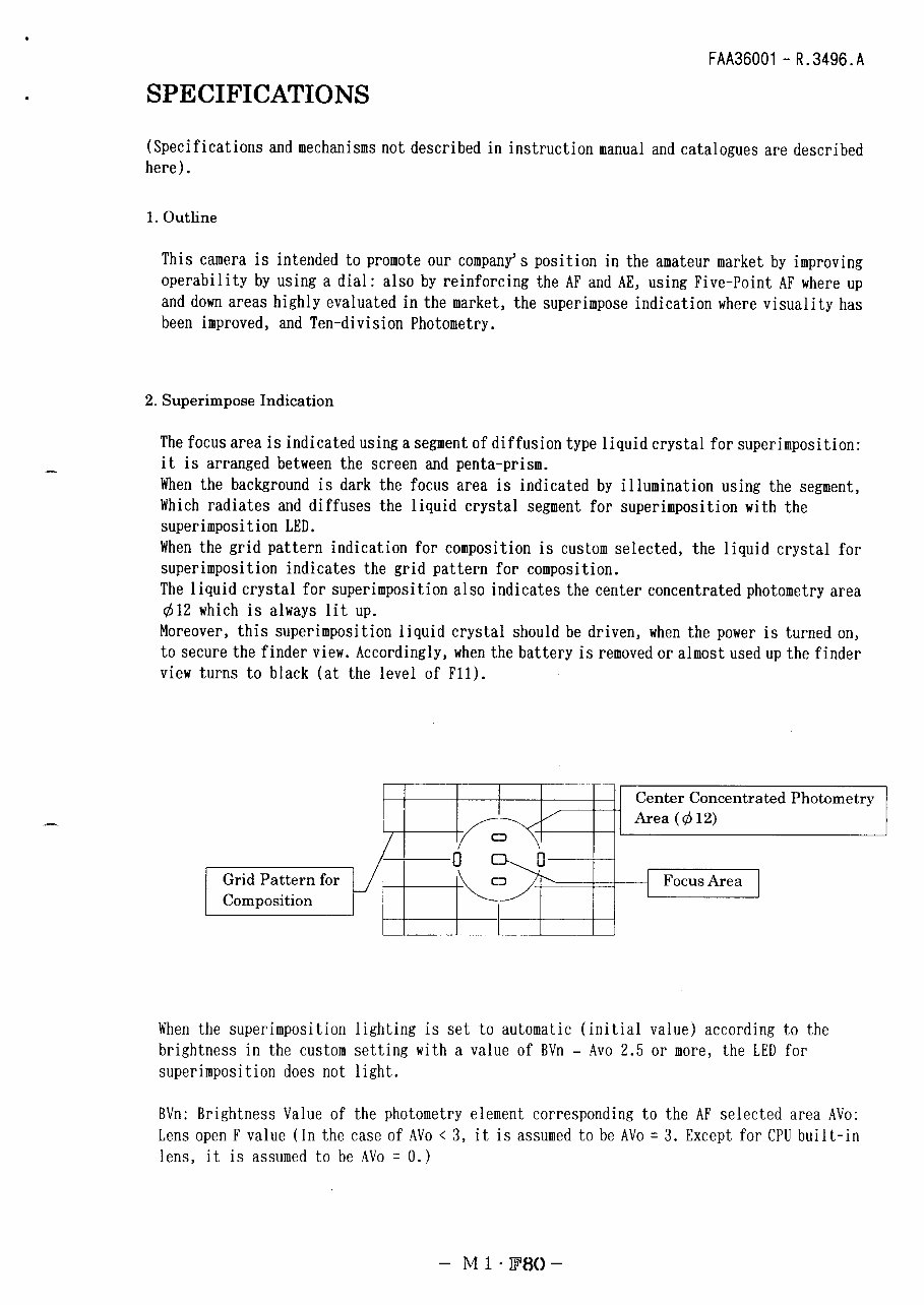 NIKON F80 N80 Service Repair Manual Manuals Online