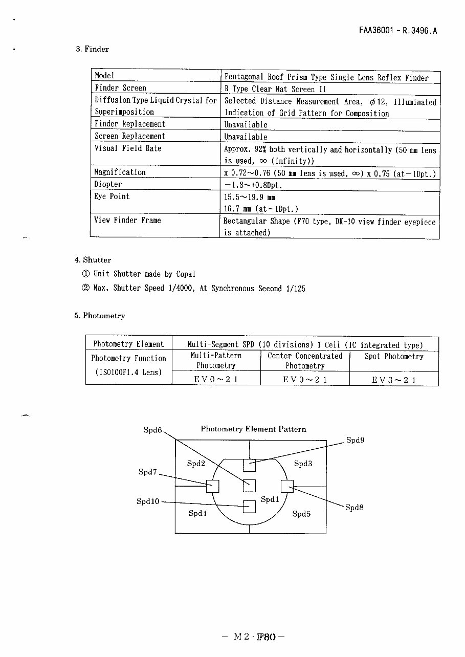 NIKON F80 N80 Service Repair Manual Manuals Online