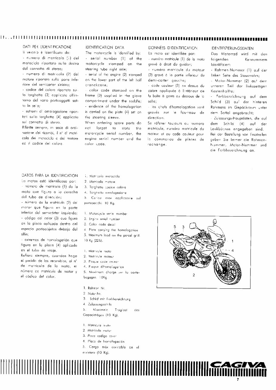 98-07 Cagiva Motorcycle Motorbike Gran Canyon 900cc Workshop Manual 