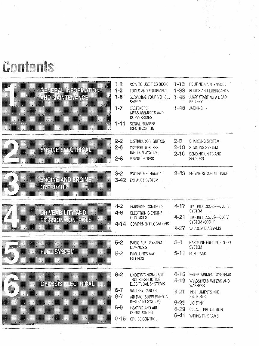 1994 Lincoln Town CAR Service & Repair Manual Software