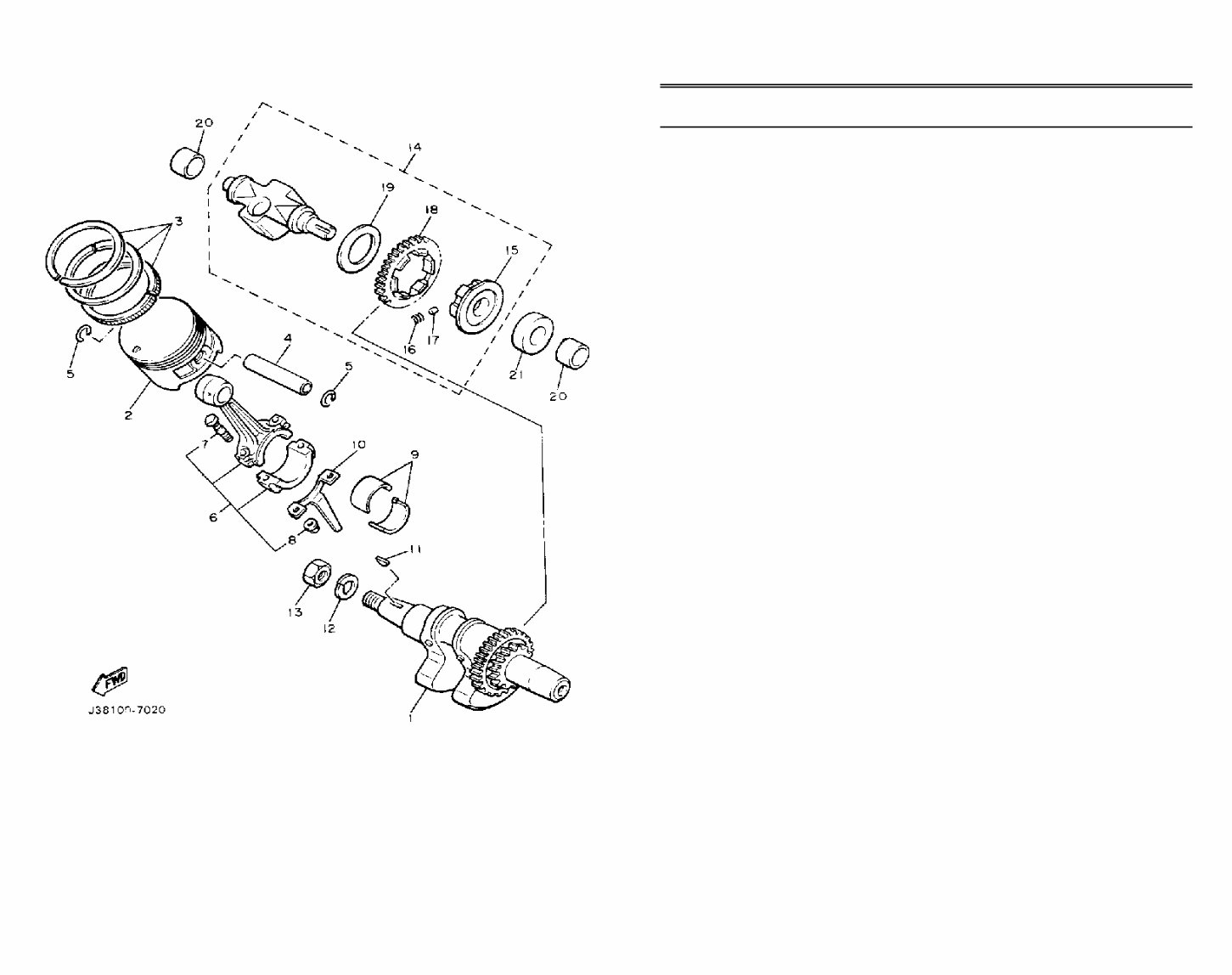 YAMAHA G5 AG GOLF CART Parts Manual Catalog 19791997