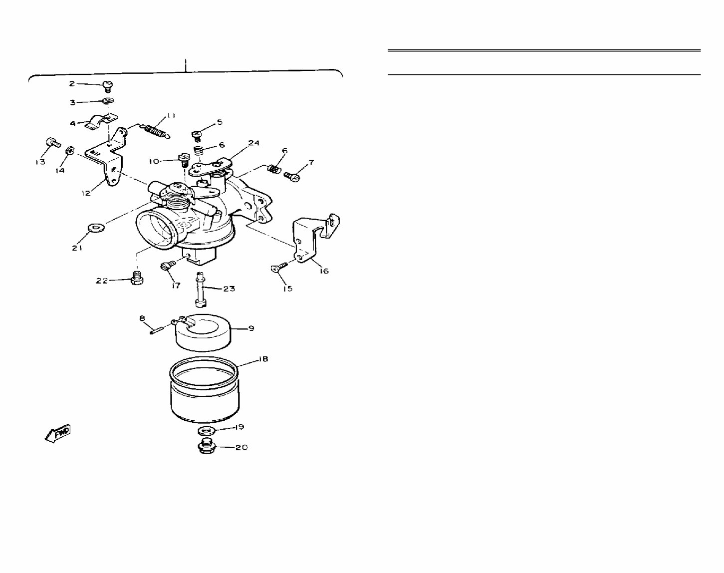 YAMAHA G5 AG GOLF CART Parts Manual Catalog 19791997