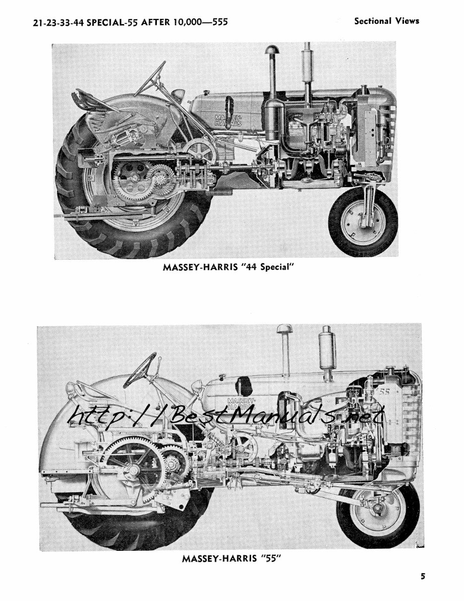 Massey-Harris Colt MH 21 Tractor Shop Workshop Repair Manual